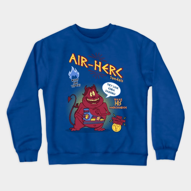 Air Herc Sandals Crewneck Sweatshirt by LanfaTees